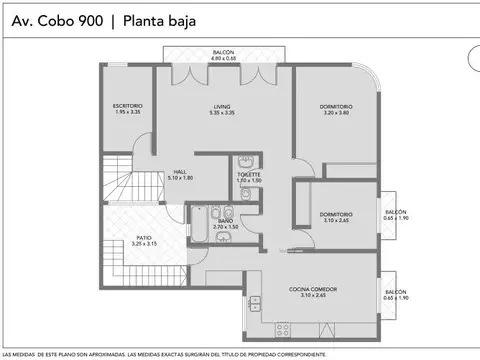 VENTA PH AL FRENTE 4 AMBIENTES CON PATIO, QUINCHO Y TERRAZA SIN EXPENSAS EN PARQUE CHACABUCO