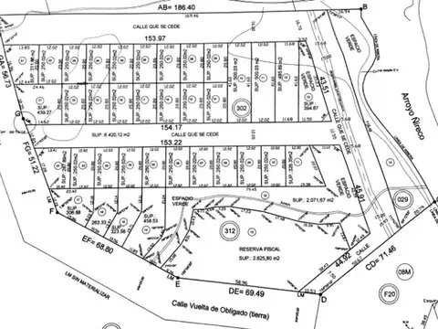  Lotes B° San Francisco 1° con servicios, Ventas Financiados