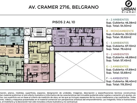 Departamento en Venta en Belgrano, USD 104.000