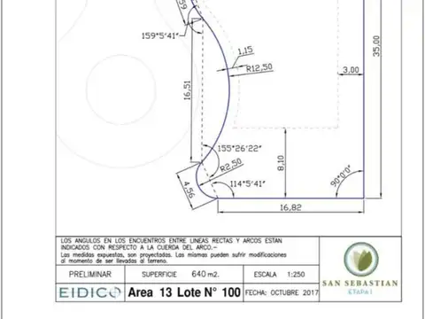 Terreno en Venta de 640,0 m2