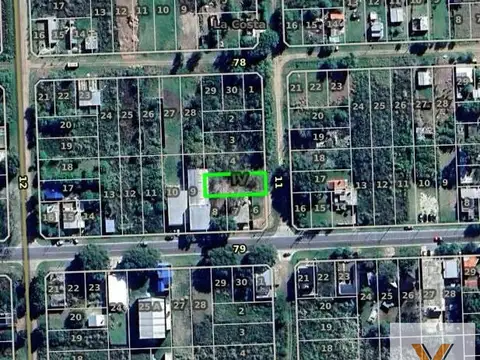 Terreno en Venta 37  mts Fondo