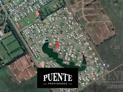 Terreno en Lagos de Canning con Fondo al Lago!!!