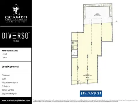 Venta de Local comercial con baño en Nuñez