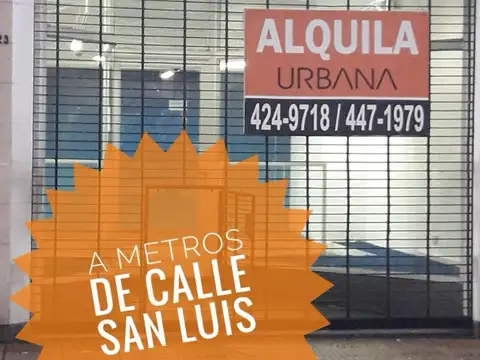 Local en alquiler con entrepiso - Calle San Luis
