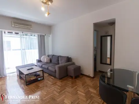 Excelente departamento Amoblado 2 ambientes  en Caballito, apto profesional