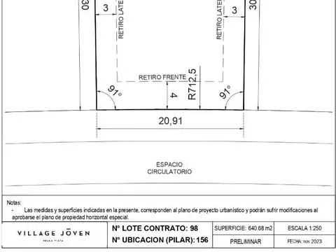 Terreno en Venta en Village Joven, USD 85.000
