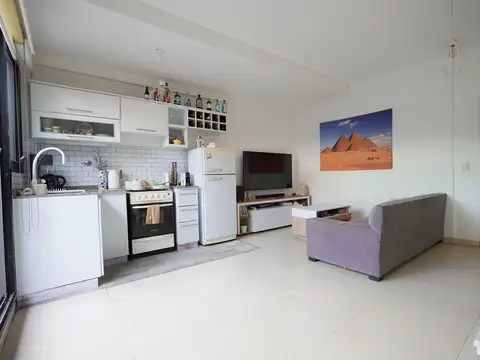 Departamento 2 ambientes con 1 baño
