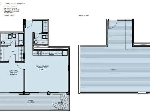 Departamento en Venta de 2 ambientes