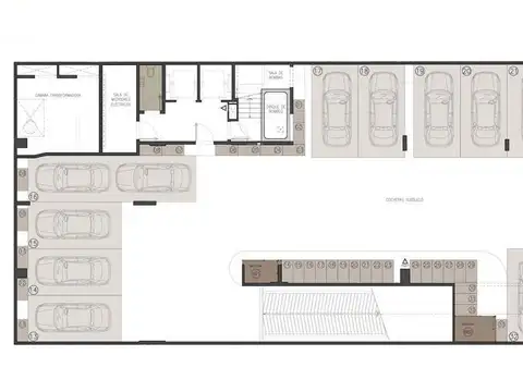 Cochera descubierta - Belgrano - en alquiler