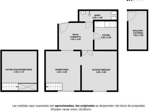 Depto Tipo Casa en Venta en Parque Avellaneda, USD 65.000