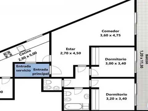 Departamento en Venta 50 años