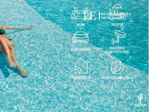 Departamento 2 ambientes con 1 baño