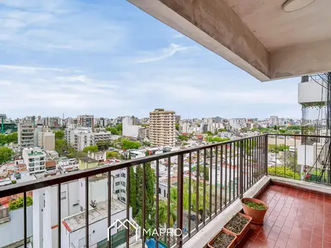 2 ambientes piso alto con vista abierta en Caballito Norte