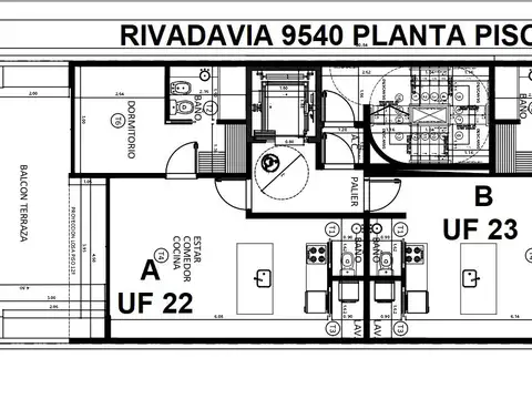 departamento en obra de 2 ambientes