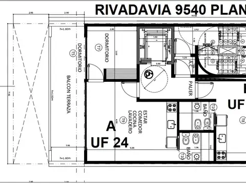 Avda rivadavia 9500, Piso 1