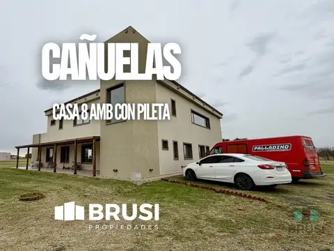 CASA DE 8 AMB EN VENTA EN CHACRAS DE LA TRINIDAD - CAÑUELAS