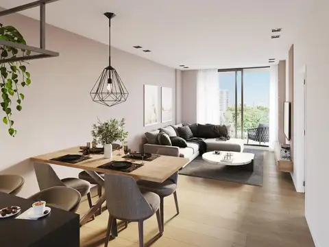 Departamento en  venta de 2 ambientes en La Imprenta de 62m2