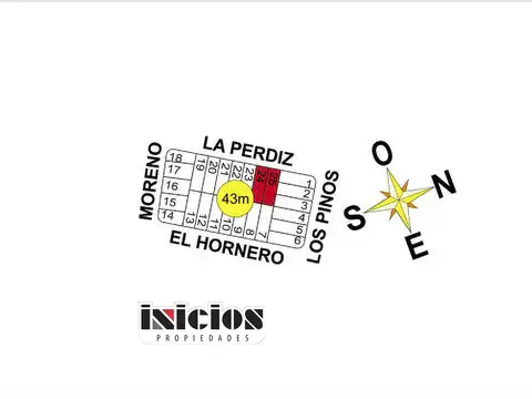2 Lotes juntos en Pavón - B579