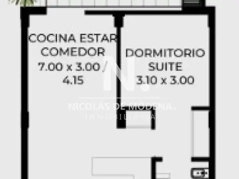 Departamento en Alquiler Temporal de 2 ambientes