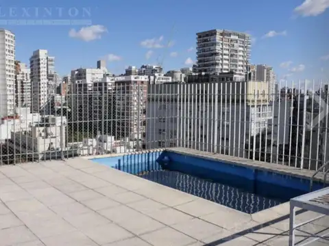 Venta departamento 2 ambientes en Belgrano amplio al frente con balcón, pileta y seguridad 24h