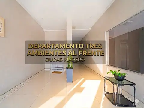 VENTA DEPARTAMENTO 3 AMBIENTES CON COCHERA