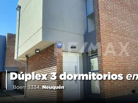 VENTA DUPLEX 3 DORMITORIOS CALLE BOERR 3334 NQN