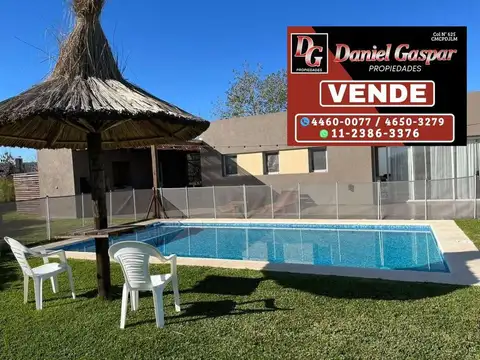 VENTA – ESPECTACULAR CASA 4 AMBIENTES – BARRIO PRIVADO “EL CANTON”