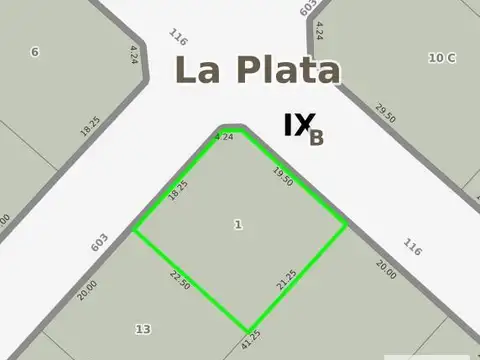 Terreno en venta - 473mts2 - Villa Elvira, La Plata