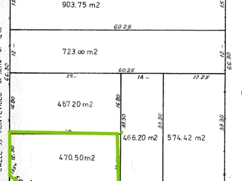 Terreno en Venta de 471,0 m2