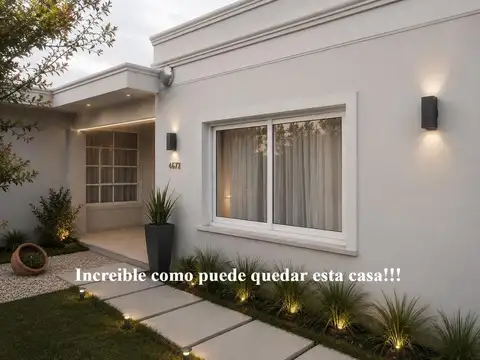 Casa a restaurar en terreno de 600mts². Con pileta y quincho