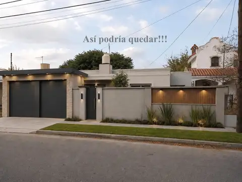 Casa a restaurar en terreno de 600mts². Con pileta y quincho