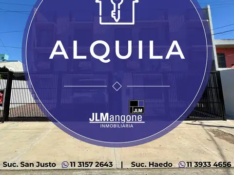 Departamento 2 amb en pb con cochera, a estrenar