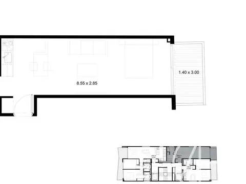 Departamento en Venta en Belgrano, USD 237.421
