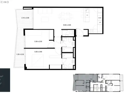 Departamento en venta 3 ambientes en Belgrano a estrenar