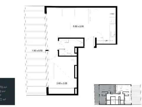 Departamento en Venta de 3 ambientes