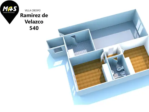 Departamento en Alquiler de 2 dormitorios