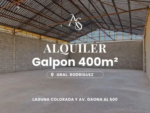 Alquiler Galpón/ Depósito 400m2, Colectora Acceso Oeste, Trifásica