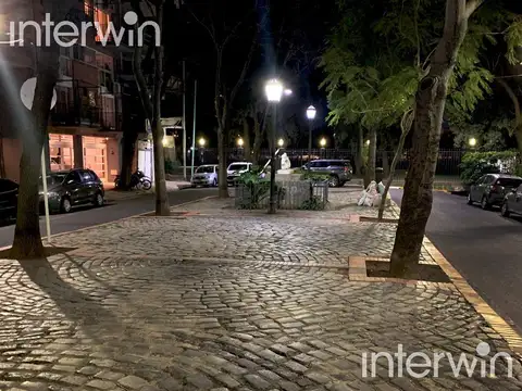 Departamento 2 ambientes con escritorio y balcon terraza en Las Cañitas