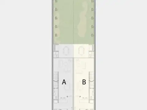 Casa 3 ambientes con 1 baño