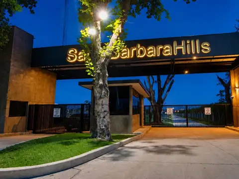 LOTE EN VENTA - COUNTRY SANTA BARBARA HILLS - AV SOLANO VERA KM 5