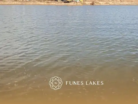 Terreno Barrio Privado Funes Lakes. Isla C. Lote 57. 520 m2