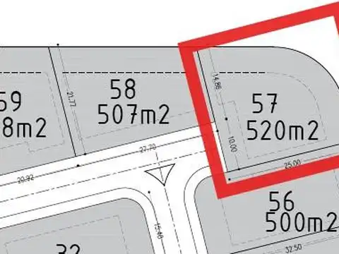 Terreno en Venta de 504,0 m2