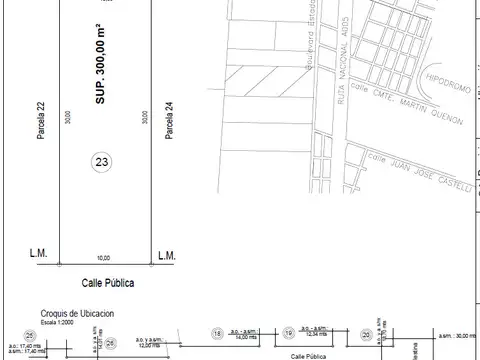 Loteo Foresta - Lote 23 Manzana 100