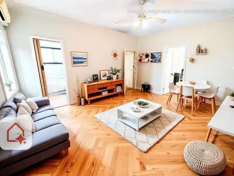 Apto credito! 3 ambientes luminoso en Flores. bajas expensas