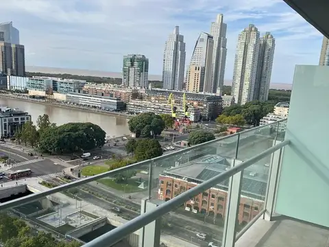 VENTA MONOAMBIENTE PISO 19 A ESTRENAR EN QUARTIER  DEL BAJO PUERTO MADERO