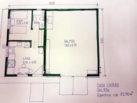 Campo en venta de 34ha en La Plata, casa 311m2 + extras 83m2