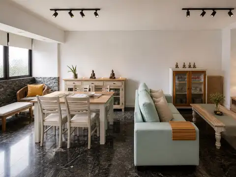 Departamento 2 ambientes reciclado Plaza Colon
