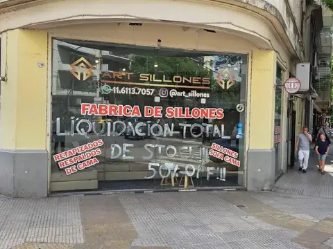 Local en esquina Charcas y Av. Scalabrini Ortiz - Palermo. EN VENTA!