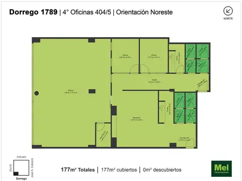 Oficina en Alquiler en Palermo Hollywood, $ 5.800.000