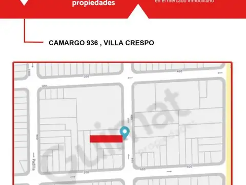Terreno en Venta en Villa Crespo, USD 720.000